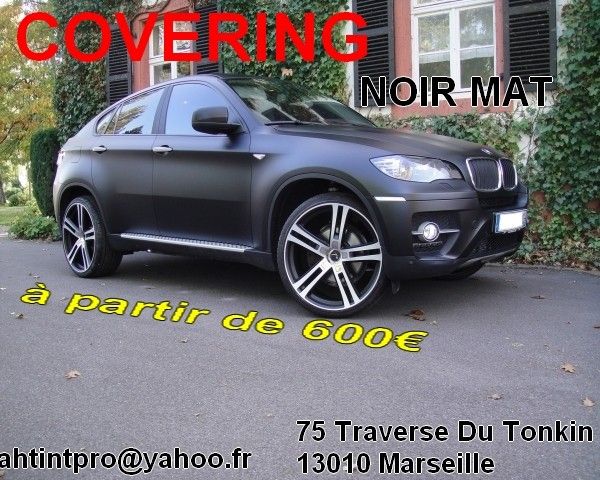 COVERING BMW X6 Noir MAT